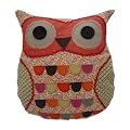 Patchwork Owl Cushion - Ditsy