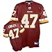 Reebok Replica NFL Football Trikot von Chris Cooley bei den Washington Redskins #47.Offiziell 
lizensiertes NFL Trikot aus 100% hochwertigen Nylon, hergestellt von Reebok.Alle Namen, Nummern und 
Logos sind aufgedruckt und entsprechen dem original NFL Design. Die NFL Equipment und Reebok Logos 
sind aufgen�ht.