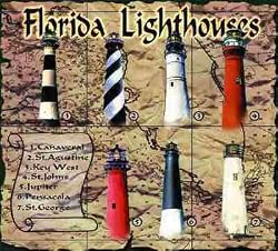 Florida Lighthouses Coverlet