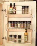 Rev-A-Shelf 4SR-21 Door Mount Spice Rack - Wood - Maple