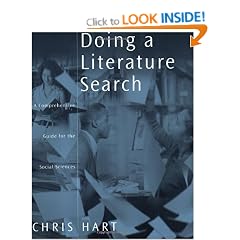 Doing a Literature Search: A Comprehensive Guide for the Social Sciences