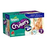 Pampers Cruisers Dry Max Diapers, Size 3, 116 Count
