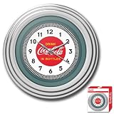 Coca-Cola Clock Chrome Finish 1930s Style