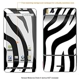 Protective Decal Skin Sticker for Verizon Motorola Droid X case cover DROID-X-10