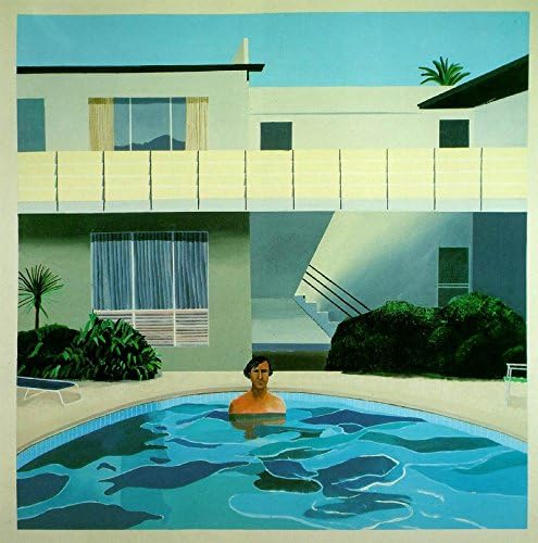 Hockney David, titulo:nick-wilder-1966 , LITHOGRAPHY TECNIQUE 38X28 cmts . PAPER BFK France (WATERMARK) edition 100