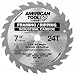 Tools & Hardware : Irwin #15130 7-1/4' 24T Carb Blade
