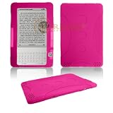 Amazon Kindle 2 Solid Hot Pink Silicon Skin