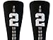 ChalkTalkSPORTS Custom Team Number Socks | Adult Athletic Performance Socks | Black | 22