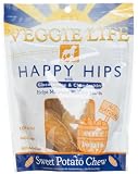 Dogswell Veggie Life Happy Hips Sweet Potato Chew, 5-Ounce Blue Pouches (Pack of 6)