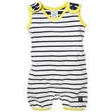 POLARN O. PYRET Signature Stripe Newborn Eco Romper