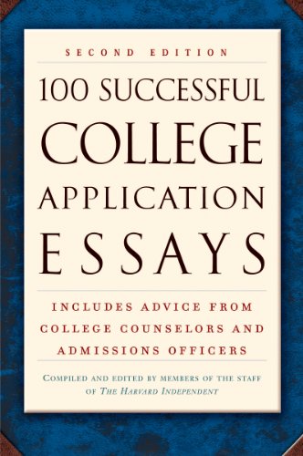 100 successful college application essays second edition