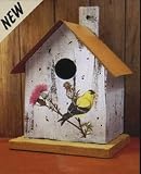 Metal Roof Goldfinch Birdhouse