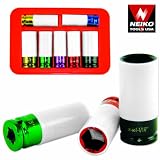 - Neiko Impact Socket Set CrV Protective Plastic Sleeves-Shallow Set