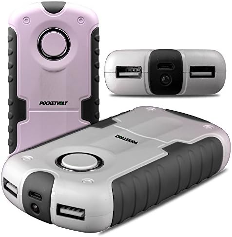 Power Bank, POCKETVOLT [Smart Output Technology] Portable PowerBank BLACK [7800mAh with Dual USB Port for Smartphone and Tablet]