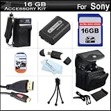 Buy 16GB Accessories Kit For Sony Cyber-shot DSC-HX200V Digital Camera Includes 16GB...