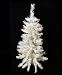 3' Pre-Lit White Artificial Christmas Tree - Clear Lights
