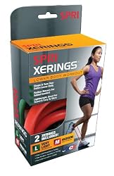 SPRI ES541R Green and Red Xerings (Medium and Light Resistance)