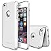 iPhone 6 Case - Ringke SLIM ***Top and Bottom Coverage*** [All Around Protection][Logo Cutout WHITE] Advanced Dual Coating Technology All Around Protection Hard Case for Apple iPhone 6 4.7 Inch - Eco Package