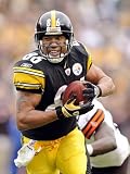 Browns Steelers Football: Pittsburgh, PA - Hines Ward Photographic Poster Print by Don Wright, 18x24