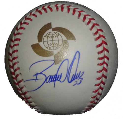 Bobby Abreu Autographed 2009 World Baseball Classic Official Game Baseball, Team Venezuela, Los Angeles Angels of Anaheim, Proof Photo of Bobby Signing for Us.