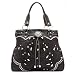 American West Lady Lace (Chocolate) Collection Zip Top Tote