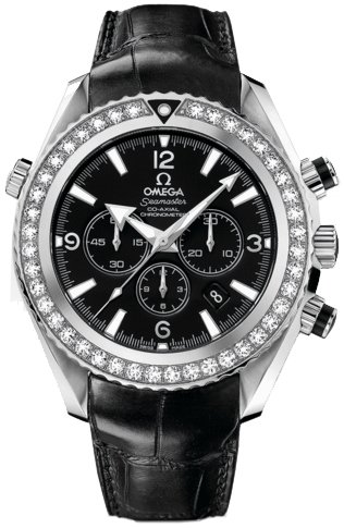 NEW OMEGA SEAMASTER PLANET OCEAN CHRONOGRAPH MENS WATCH 222 18 46 50 01 001