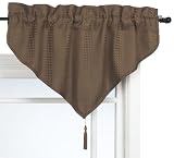 Review Croscill VACT73543W / Croscill District Edgewater Park Ascot Valance, Walnut