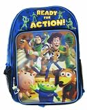 Disney Toy Story Backpack - Full Size Woody Buzz School Bag (Ready For Action)