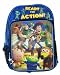 Disney Toy Story Backpack - Full Size Woody Buzz School Bag (Ready For Action)