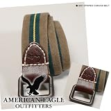 American Eagle(アメリカンイーグル)ベルト AEO STRIPED CANVAS BELT