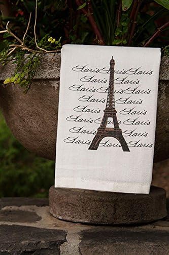 Dish Towel with Eiffel Tower Design