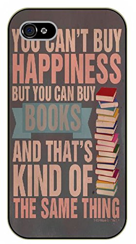 iPhone 5C You can’t buy happiness but you can buy books – black plastic case / Inspirational and motivational