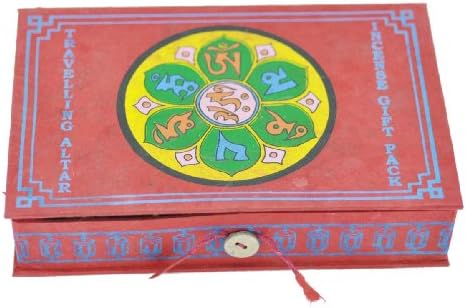 Tibetan Mantra Traveling Altar Set Incense Box Set