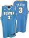 Allen Iverson Denver Nuggets Light Blue Swingman Adidas NBA Jersey