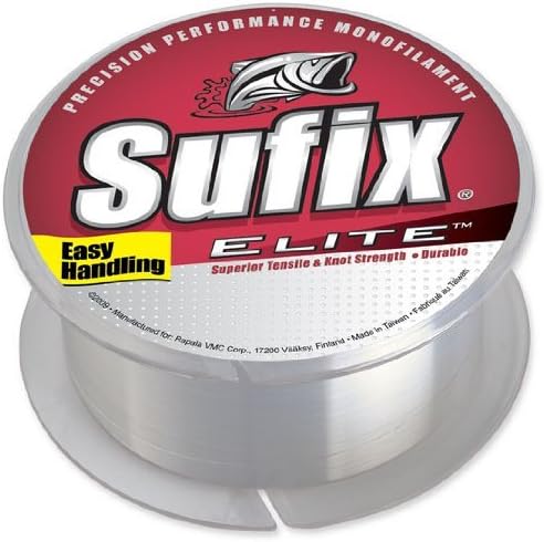 Sufix USA Elite Mono Clear 330 Yard Spool 25lb Test #661-125 by Sufix