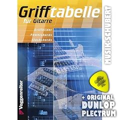 Grifftabelle f�r Gitarre inkl. Plektrum - �ber 4000 Akkorde in allen Tonarten mit Akkordsymbol- und Akkordskalen-Tabelle im handlichen Pocket-Format (Taschenbuch DIN A5) von Norbert Opgenoorth und Jeromy Bessler (Noten/Sheetmusic)