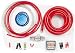 StreetWires Power Station PSK04RM 4-gauge multi-amp wiring kit -- red power/silver gr...