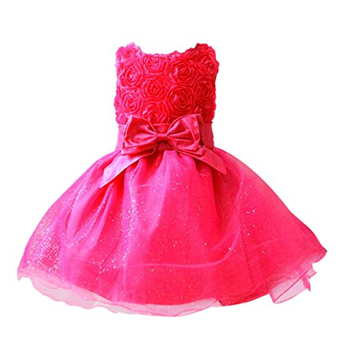 Froomer Flower Girl Princess Dress Toddler Wedding Party Tulle Dresses