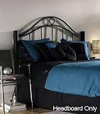 Fashion Bed Group Linden Twin-Size Ebony Metal Headboard