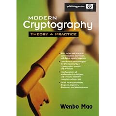 Modern Cryptography: Theory and Practice (Hewlett-Packard Professional Books)