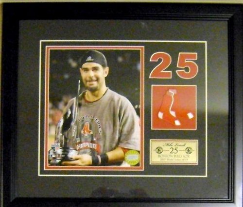 Mike Lowell framed 8x10 MVP Photo (Boston Red Sox)