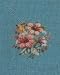 Miniature Aqua Needlework Kit by Lindee's Little Linens