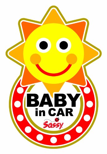 Sassy ベビーインカーステッカー サンシャイン NZSA100702