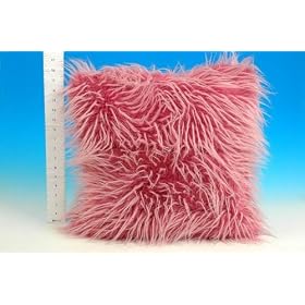 Fluffy Cushion Cover 2-Tone Pink 45cm X 45cm 3 + 1 Free (900521)