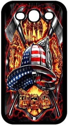 Designed Plastic Phone Case for Samsung Galaxy S3 I9300 Firefighter Emblem University - Customize Generic Classic Cases