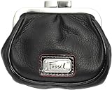 Fossil Wallets - Solid Frame Coin (Color: Black)