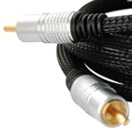 Subwoofer Cable RCA M/M, 6 FT