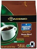 Maxwell House Cafe Collection House Blend Decaf, 16-Count T-Discs for Tassimo Brewers (Pack of 3) by Gevalia Best Buy