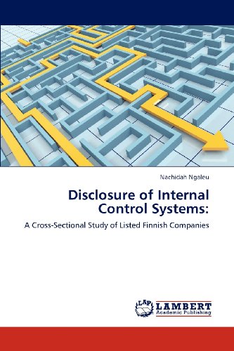Produkt-Bild: Disclosure of Internal Control Systems:: A Cross-Sectional Study of Listed Finnish Companies