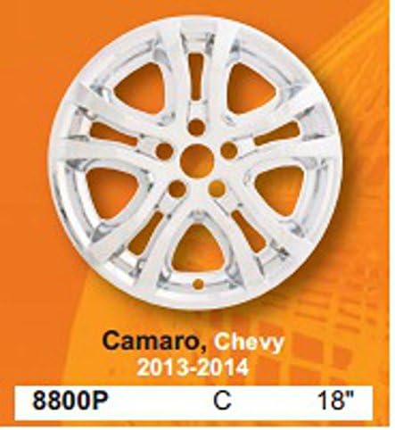 Fits 13-16 Chevy Camaro - Set of 4-18" Chrome Hubcaps